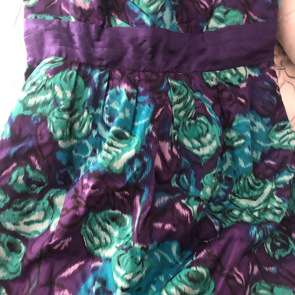 Moulinette Soeurs Purple and Teal Dress
